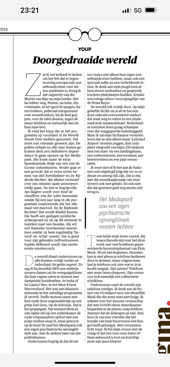 .<a href="/nrc/">NRC</a> Doorgedraaide wereldzaterdag