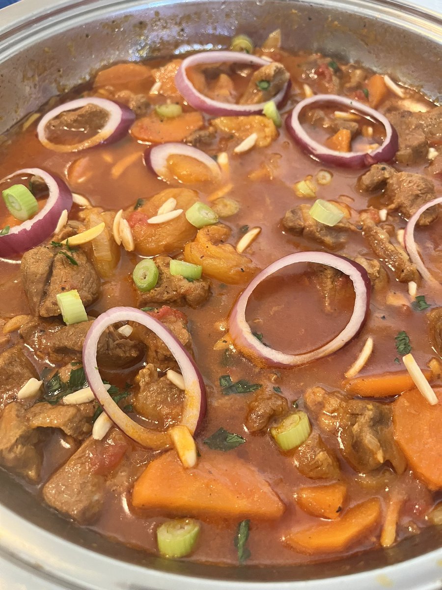gamecook80's tweet photo. North African Lamb and Apricot Tagine to go with @fortcircle games Shores of Tripoli.
Hearty and bursting with flavours and spices of the region. https://t.co/6hDUoQaKxp