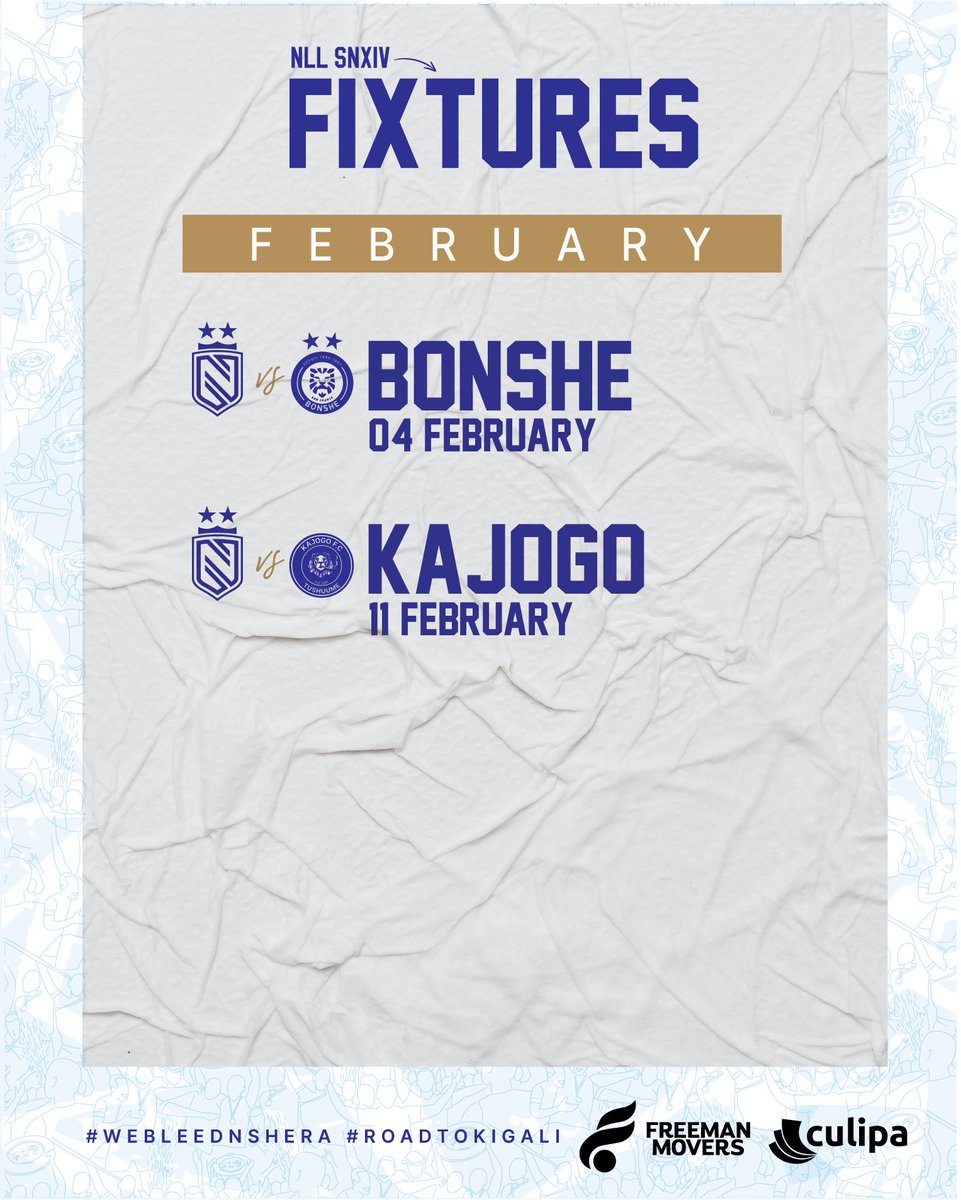 nshera_fc's tweet photo. We need three points from these February fixtures to secure a spot in the Kigali Finale.

God is the greatest, and we are His team.

#Road2Kigali
#WeBleedNshera https://t.co/a7k4Sk5XMP