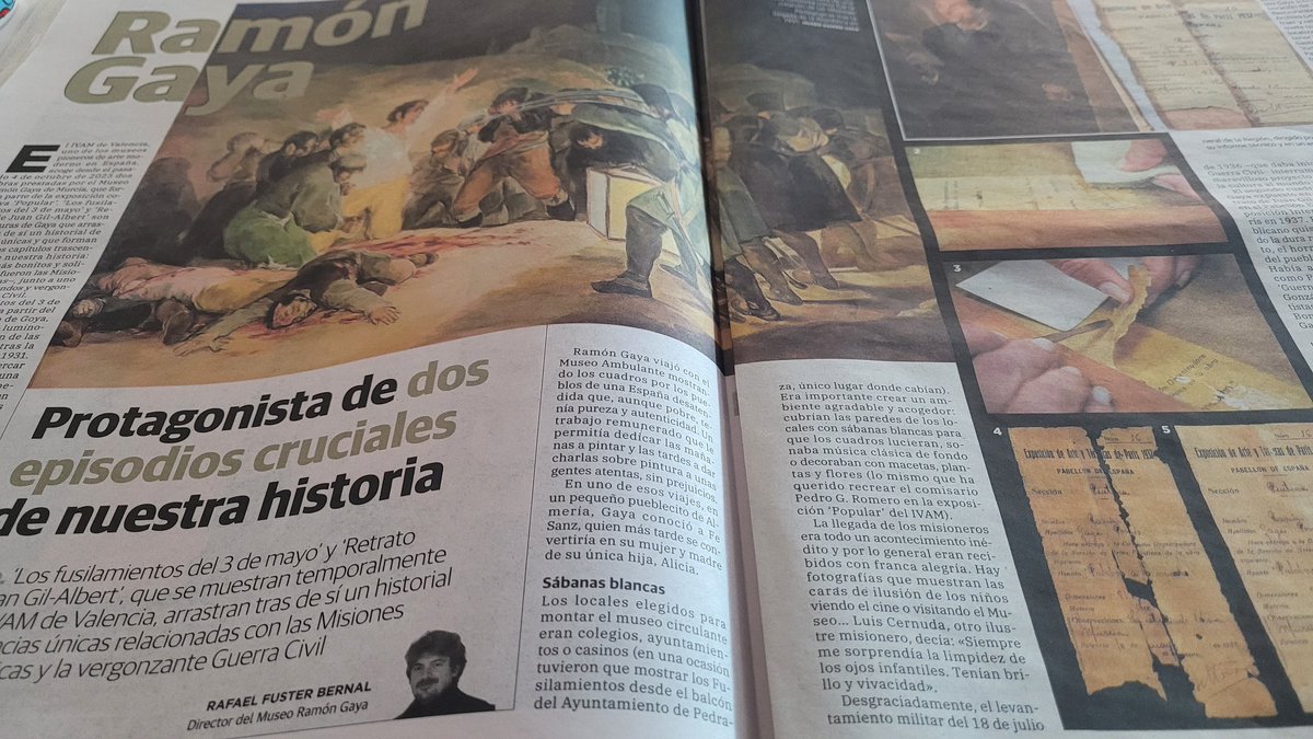 Seguir conociendo a Ramón Gaya, ya no solo por sus cuadros, sino por las historias que cada uno esconde. 
Lectura obligada hoy <a href="/laverdad_es/">laverdad_es</a> por <a href="/RafaelFusterB/">Rafael Fuster</a> <a href="/museoramongaya/">Museo Ramón Gaya</a>
 <a href="/manuelmadrid_lv/">Manuel Madrid</a>