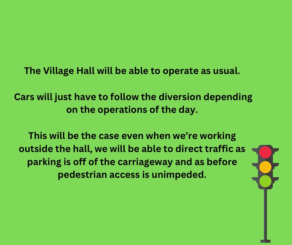 ROADWORKS Monday 5 February - Friday 1 March. <a href="/DevonCC/">Devon County Council</a> contractors Glendinnings have reassured us of access to the Hall during essential roadworks in the village.  Clearly if you can walk to the hall, please always do so! 

More info here devon.gov.uk/roads-and-tran…

#exminster