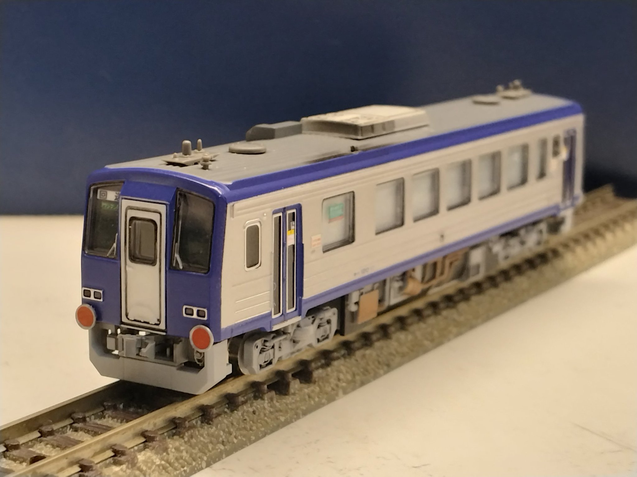 キハ１２０−8番号板部品店で購入品 W6051 キハ120形 方向幕シール -出雲・浜田-(白幕) - メルカリ
