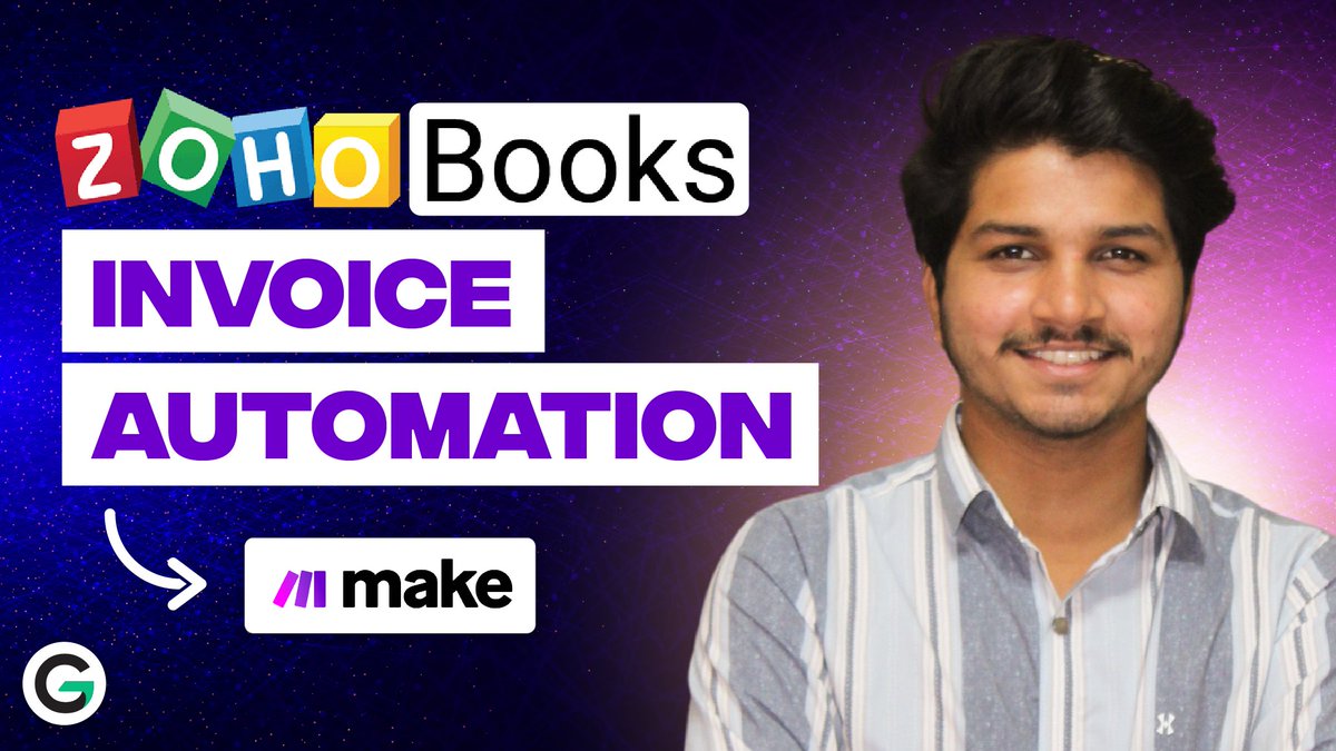 Fed-up with Manual work on ZohoBooks? 😪
Here is an Invoicing Automation to sooth your Pain! 😋

Checkout how we automate repetitive invoicing tasks on Zohobooks using Make : youtu.be/Pbq6kwj-Ogg

#Automation #businessprocessautomation #Zohobooks #AI