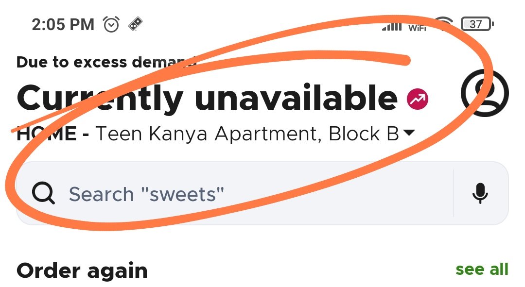 TraderMindGame's tweet photo. @letsblinkit #blinkit #grocery #zepto #letsblinkit

From last 2 days I am not able to book groceries for my family?

Not sure what happens their service?

Always showing unavailable https://t.co/3xX84RZBne