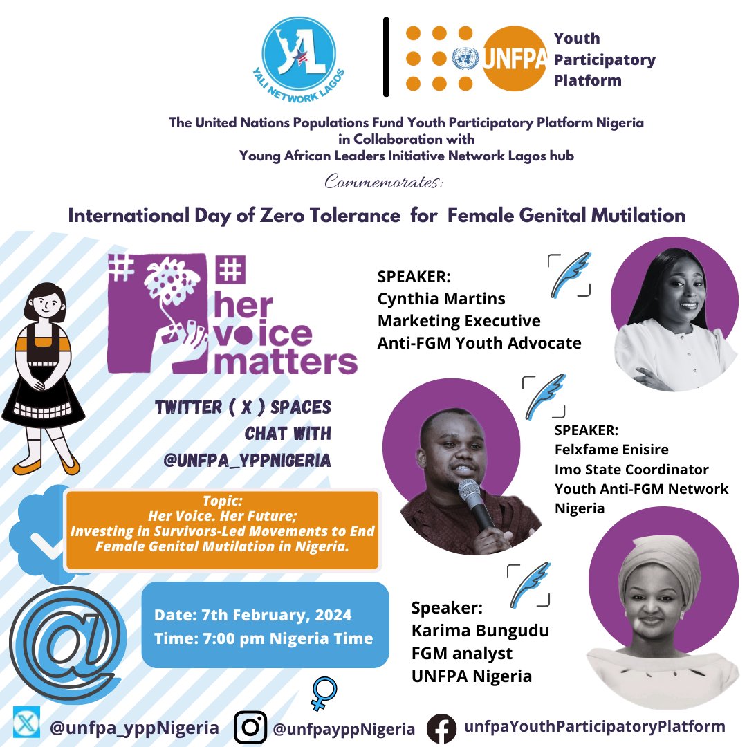 Female Genital Mutilation limits opportunities for women and girls around the world to exercise their rights and realize their full potential. Join us as we discuss increased investments in survivor led initiatives to End FGM by 2030 A thread. x.com/i/spaces/1LyGB…