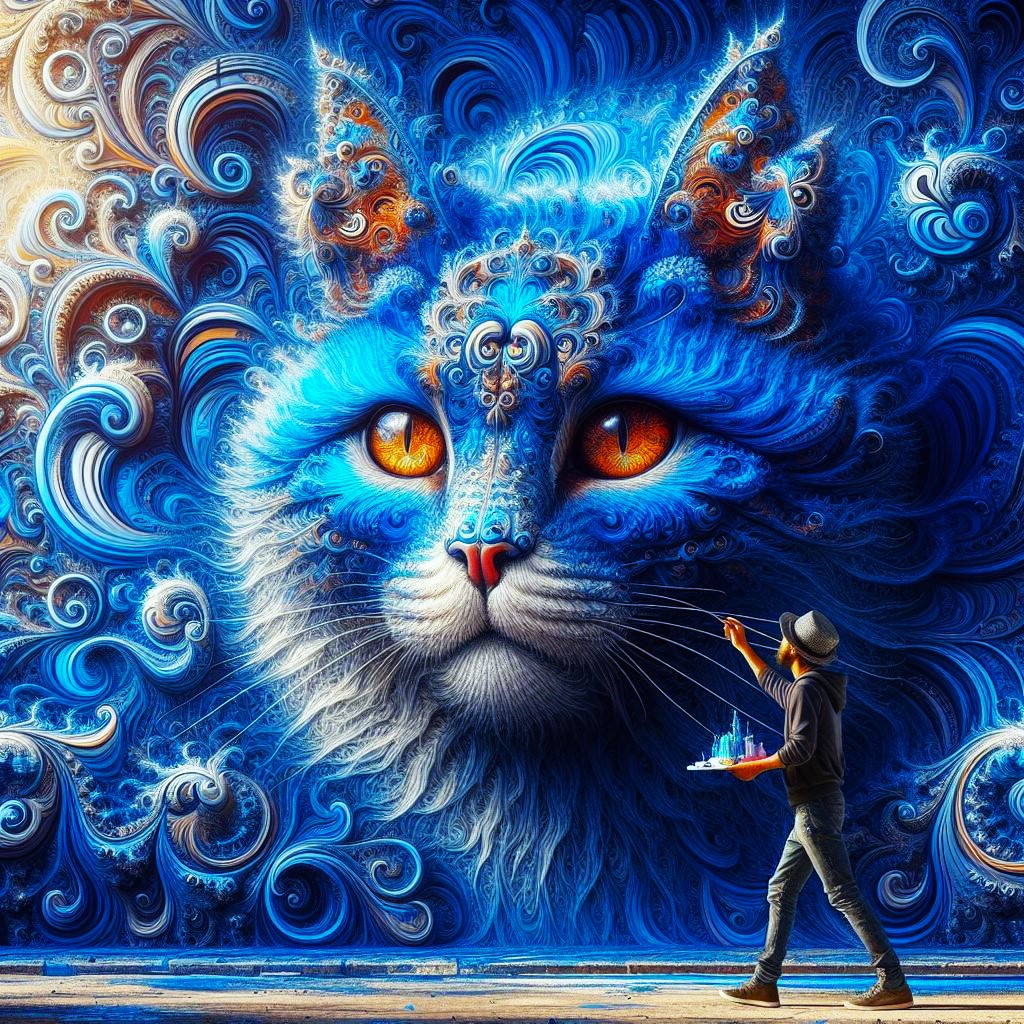 The talent and creativity here is simply stunning! #digitalart #StreetArt #GraffitiArt #CatLovers #Cityscape #GracefulElegance #DigitalPainting #abstract portrait #illustration #CreativeMinds #WarmColors #CreativeExpressions  #Artistry #art #ArtisticExpression #AbstractArt