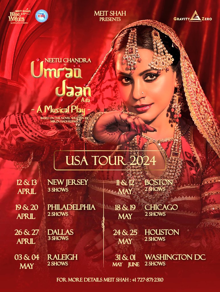 Save the date ❤ 
#Usa tour 
#umraojaanada 
#musicalplay 
#salimsulaiman 
#rajeevgoswami 
#meitshah
