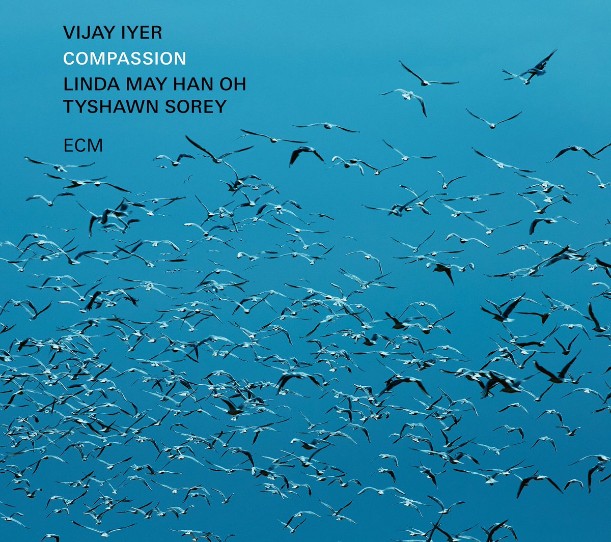 ** NEW RELEASE **
‚Compassion‘ , the new album by <a href="/vijayiyer/">vijay iyer</a> and his trio with Linda May Han Oh on double bass and Tyshawn Sorey on drums is now available on CD, 2-LP and digital: ECM.lnk.to/Compassion