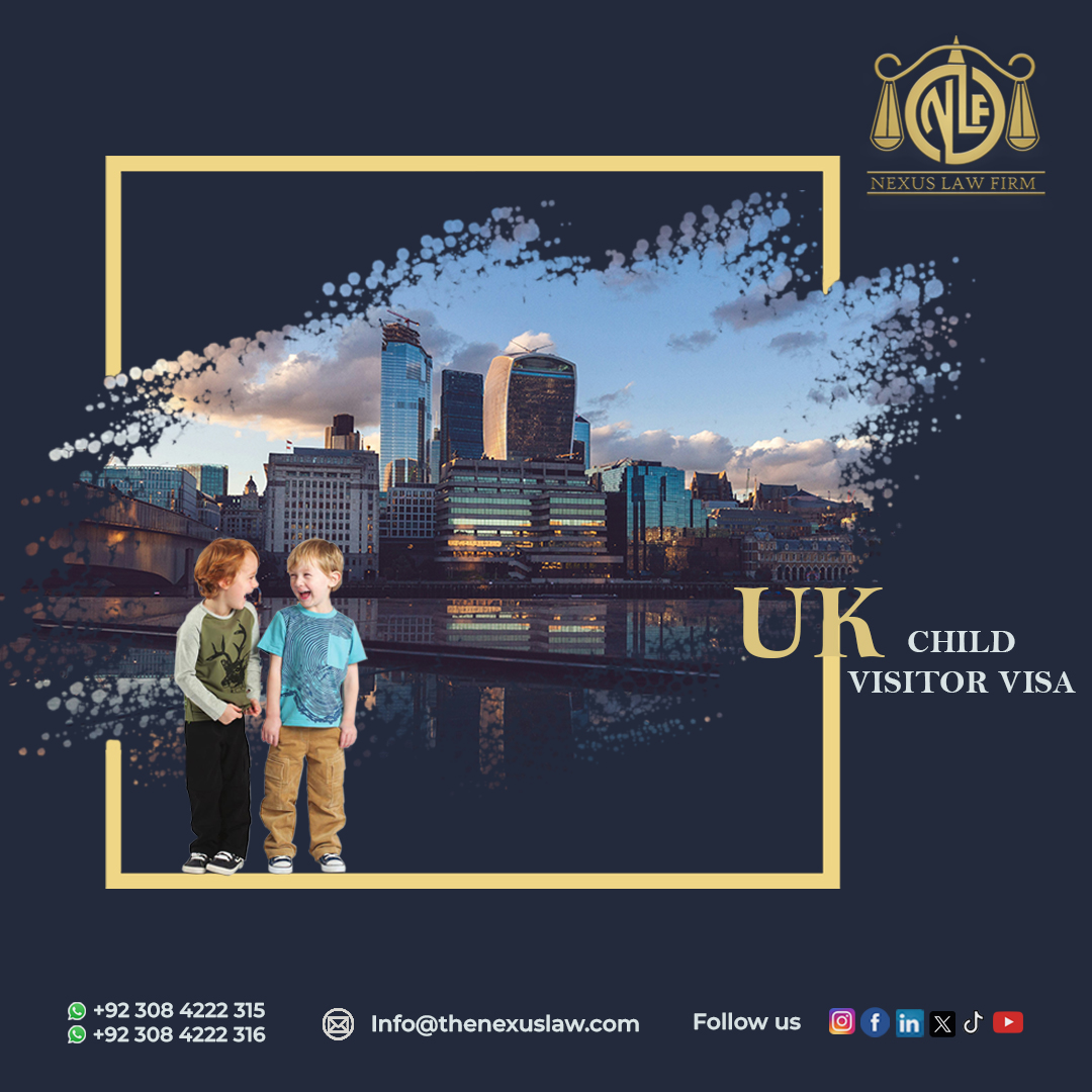 🇬🇧 Unlock UK Adventures with Nexus Law Firm!

We specializes in the UK Child Visitor Visa and memorable journey for your child
Subscribe! thenexuslaw.com 📞 +92 308 4222 315 | +92 308 4222 316 📧 info@thenexuslaw.com #UKChildVisitorVisa #NexusLawFirm #SeamlessAdventures