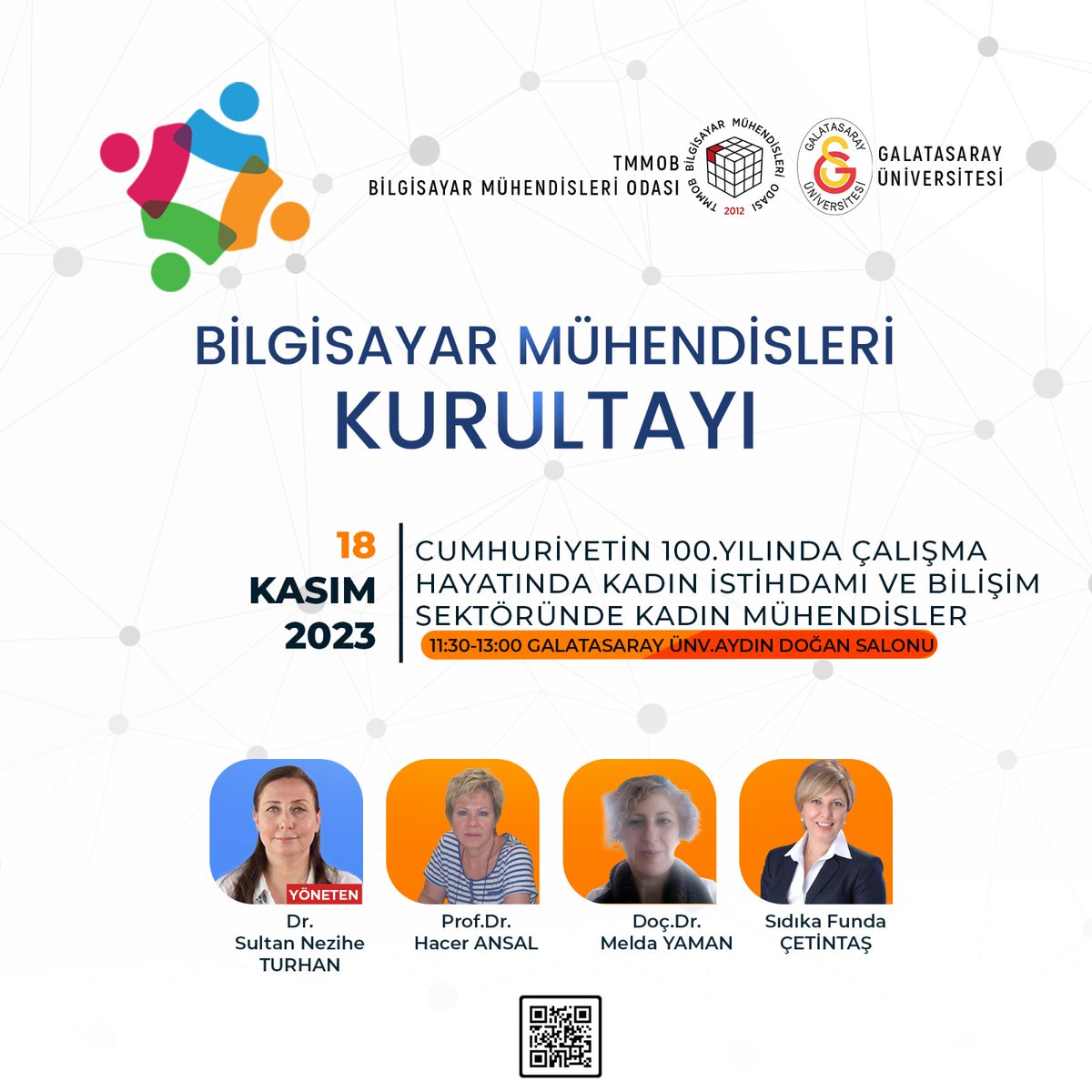 18-19 Kasım 2023'te Galatasaray Üniversitesinde düzenlediğimiz 4. Bilgisayar Mühendisleri Kurultayının "Cumhuriyetin 100. Yılında Çalışma Hayatında Kadın İstihdamı ve Bilişim Sektöründe Kadın Mühendisler" başlıklı oturumunu YouTube'da izleyebilirsiniz:

youtube.com/watch?v=nuGwHg…