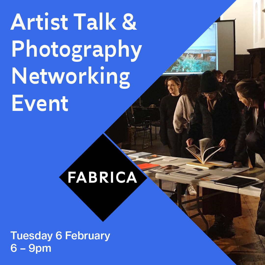 I'll be giving my first ever artist talk next Tuesday (6 February) at <a href="/FabricaGallery/">Fabrica</a> in Brighton – tickets available here: fabrica.org.uk/events/photogr…