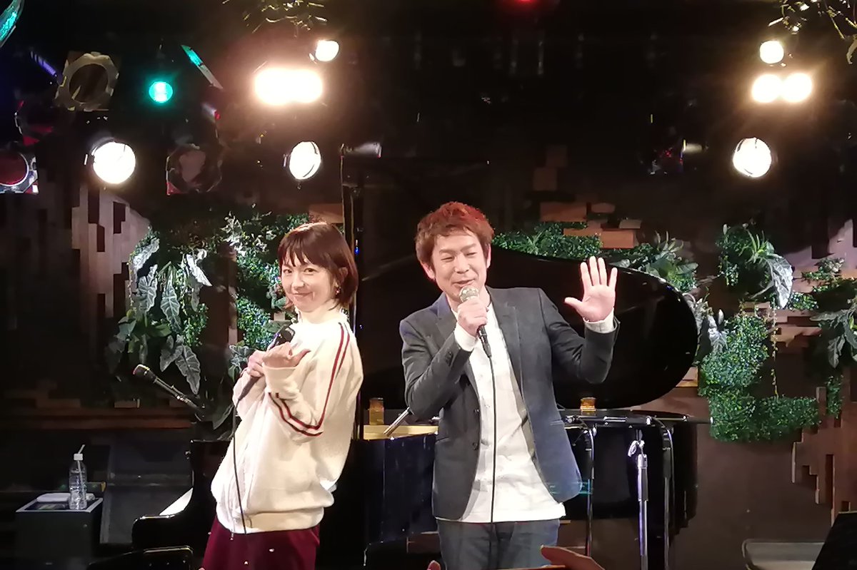 shigeneko2015's tweet photo. 清水健・熊木杏里 トーク&amp;コンサート　「感情ハーモニー」
今回も笑いあり、涙あり。
貴重で贅沢な時間を過ごさせていただきました😙　#熊木杏里 #清水健　  #南堀江knave https://t.co/vRldKMoCkO