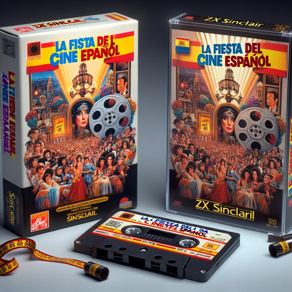 RaulRuizMake's tweet photo. Noche de Goyas
#aiartist #videogames #retrogaming #retrogame #spectrum #sinclair #zxspectrum  #premiosgoya2024 https://t.co/g9jPWhzeVL