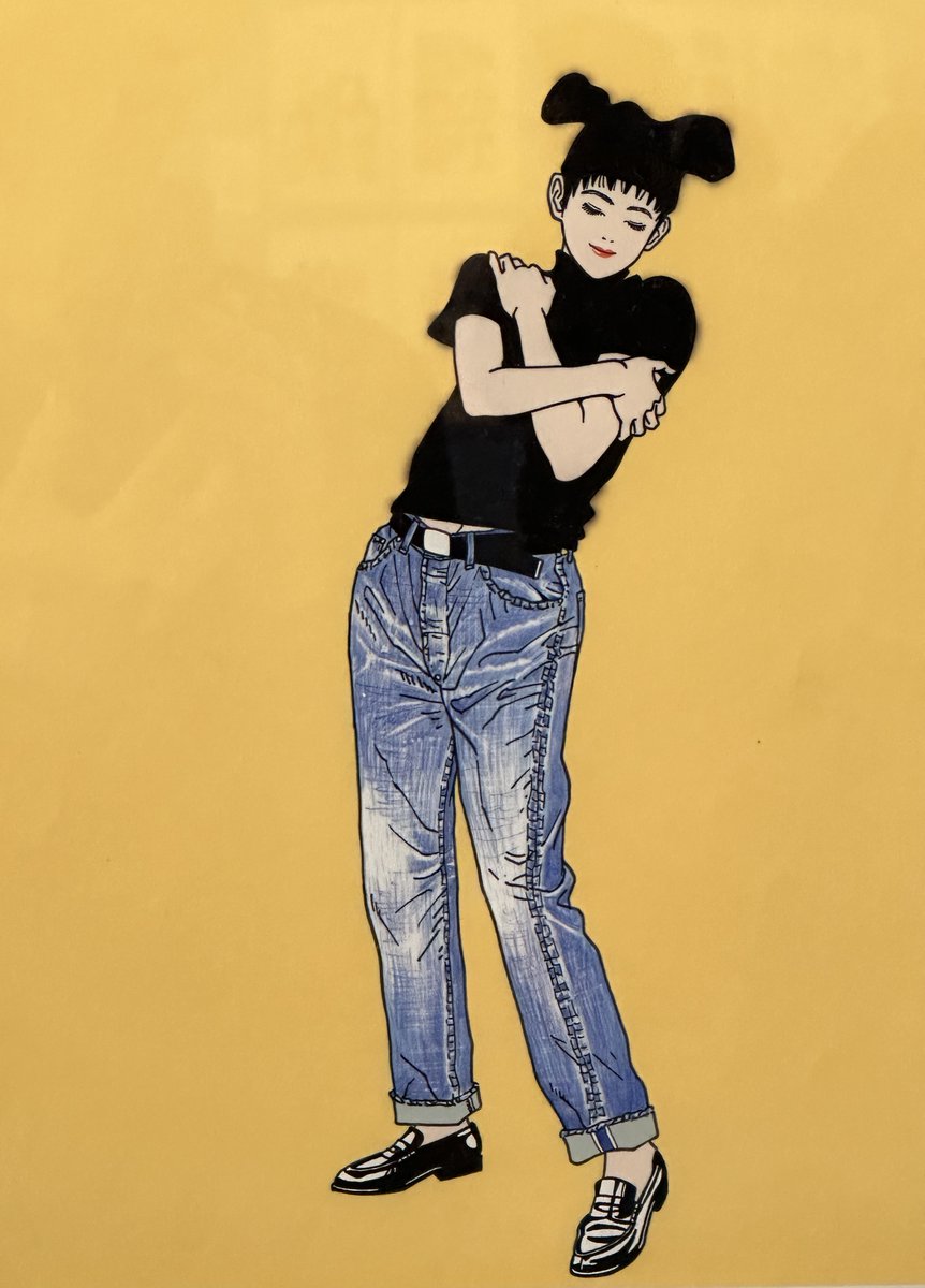 東京・世田谷文学館
#江口寿史 展 #ノット・コンプリーテッド
ジャンプ連載時、江口先生の扉絵が特に好きでした。
各時代の先端のような線も、不条理なギャグやパロディも。
フレッシュジャンプの原稿を拝めたのも嬉しかったです。