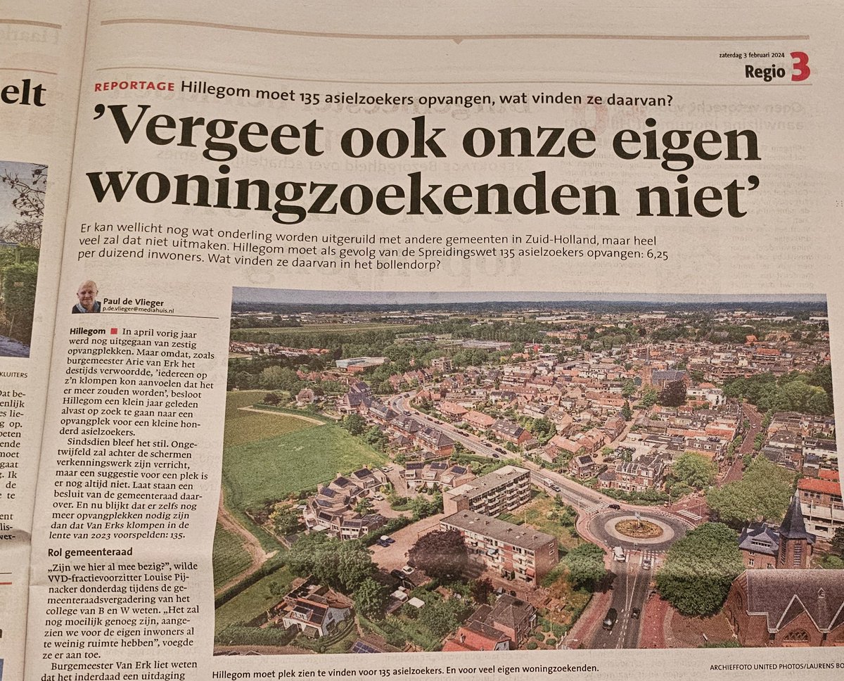 VVD Hillegom stelt vragen nav de #spreidingswet. Fractievoorzitter Louise Pijnacker " in hoeverre is gemeente #Hillegom hier al mee bezig? En is het uitvoerbaar, we komen al plek tekort voor onze eigen woningzoekenden " 
#vvdhillegom #gemeenteraad #politiek #HD