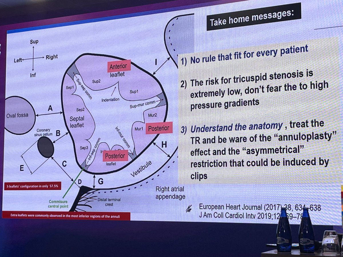 #PCRimaging excellent talk by @DonalErwan on TEER for TR 🖇️No strict rules to approach it: all roads take you to Rome safely 🖇️tricuspid stenosis very rare 🖇️understanding anatomy is 🔑