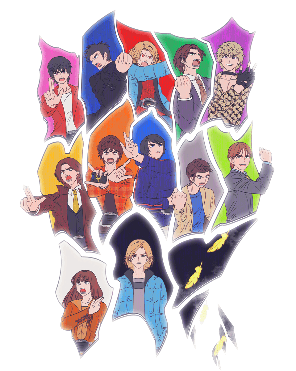 「仮面ライダー龍騎22周年おめでとう新しく描いたものはないけど相変わらず大好きな作」|🅜🅞🅚のイラスト