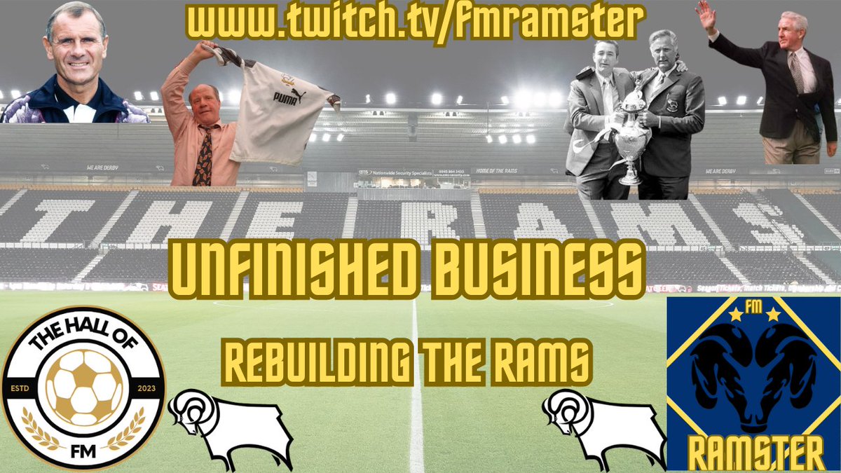LIVE around 9.30am - Transfer deadline day and we've got £16M to spend. Come see me waste it on utter drivel....
twitch.tv/fmramster