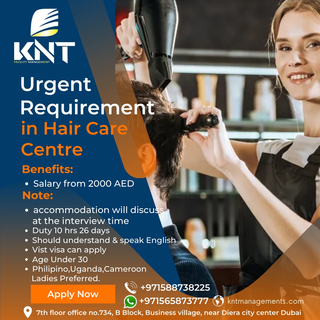 FacilityKnt's tweet photo. #job #jobalert #jobs #jobseekers #jobsearch #vacancies #vacancy #hiring #hiringnow #hiringimmediately #dubai #dubaijobs #dubaijobseekers #dubaijobsearch #dubaijob #uae #uaejobs #dubaicareers https://t.co/Iywn5LNIGi
