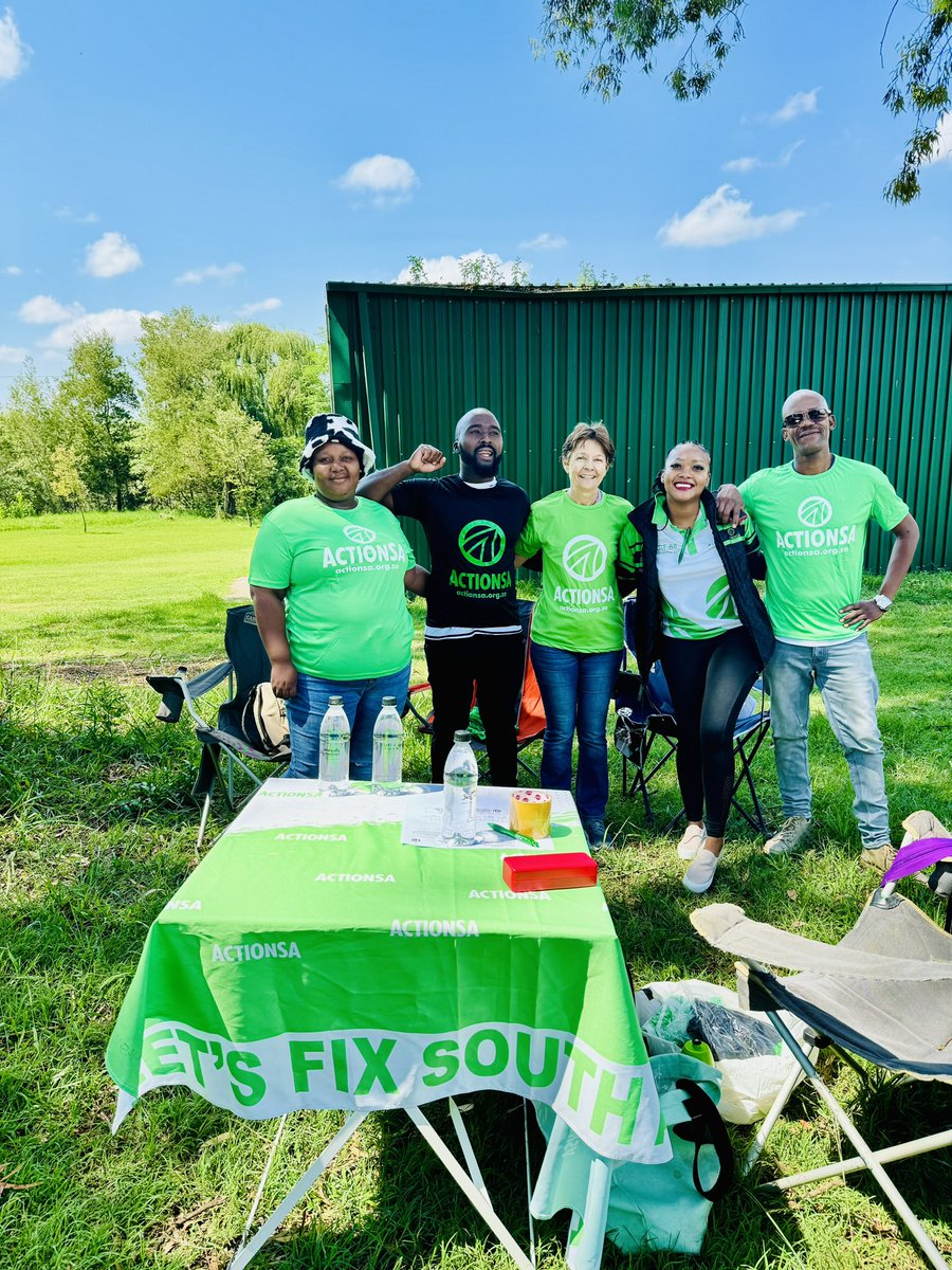 KhomoMashala's tweet photo. Wishing all ActionSA Volunteers across the country a successful Voter Registration Weekend.
#RegisterToVoteActionSA 💚🇿🇦
#RegisterToFixSA
https://t.co/OS4OFem91z https://t.co/330GV8kFPW