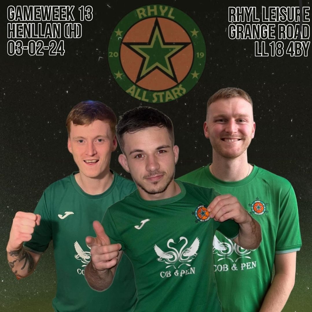 Game day! 
Today's squad v Henllan.
Up the Allstars💚