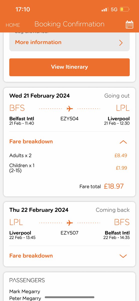 Let’s fucking go, £1.99 child flight 😂