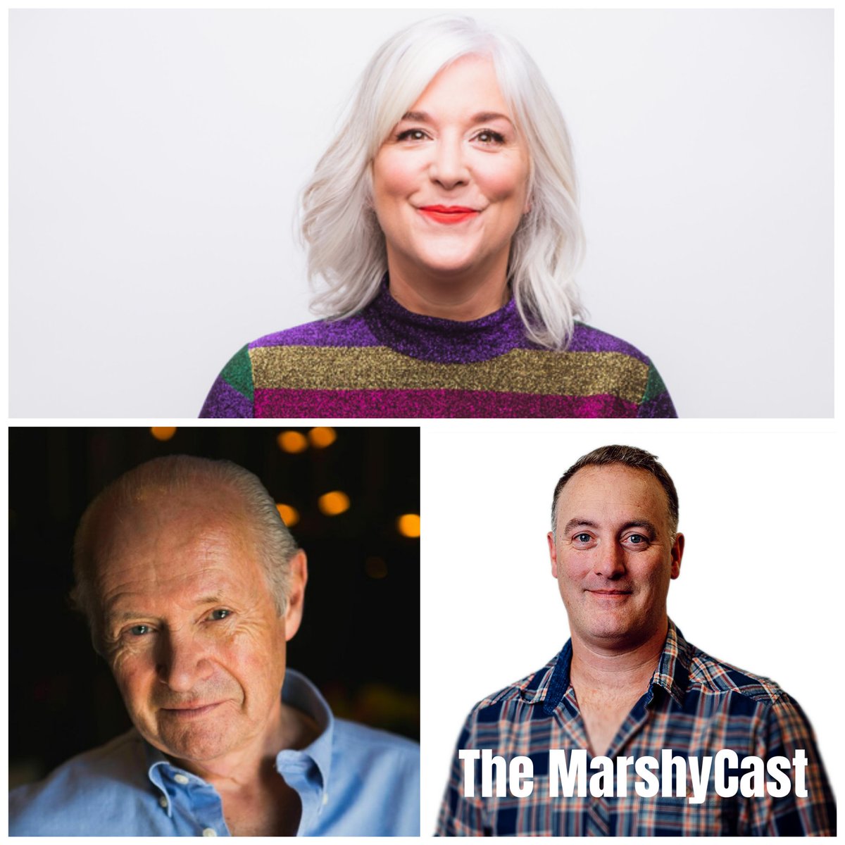 🎉 #TheMarshyCast is here!

😂 Comedian @LouConran talks about going on tour with her fiancé

🎸 Colin Hall talks about his show with @WhisperingBob on @thebeatles and the songs they gave away

Search for the podcast wherever you listen to them or link in the comments