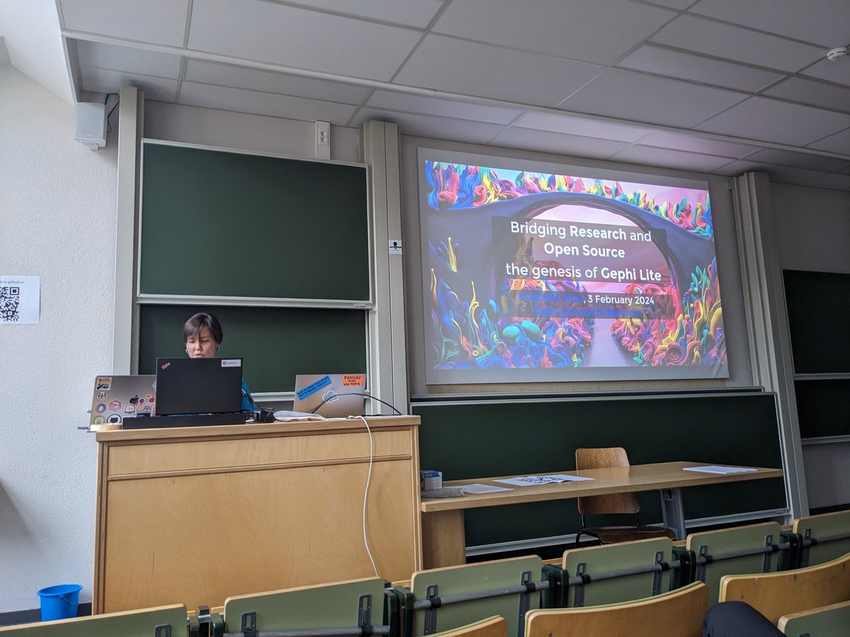 We are getting started at <a href="/FosdemResearch/">Open Research DevRoom</a> this #FOSDEM2024 <a href="/fosdem/">FOSDEM @fosdem@fosstodon.org</a> long and fun day ahead 😁🤓🧑‍💻🧑‍🔬