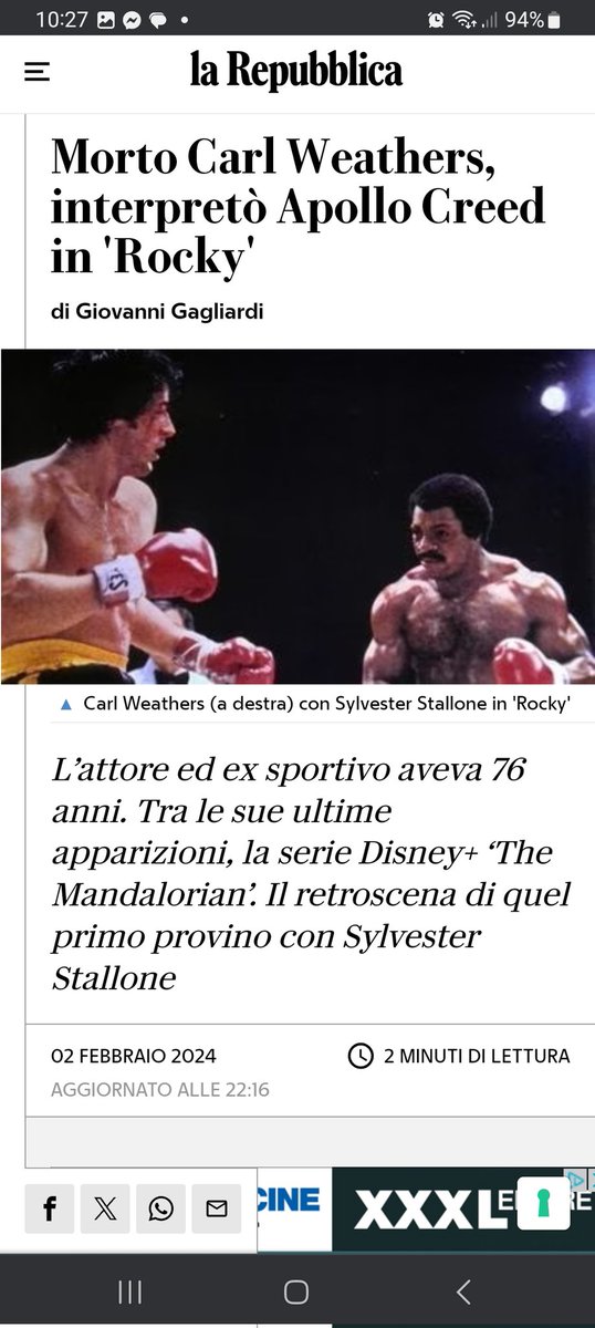 EltiburonR's tweet photo. Riposa in pace grande Apollo!!🙏🏼🙏🏼😪

🥊🥊🥊 https://t.co/taIquUILHn