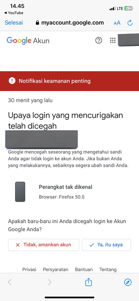 feelinbluew's tweet photo. Ini gimana supaya googlenya aman ya, takut bgt dia berhasil login soalnya semuamuanya pake email ini, takut raup😭😭 https://t.co/XIF4WxwZau