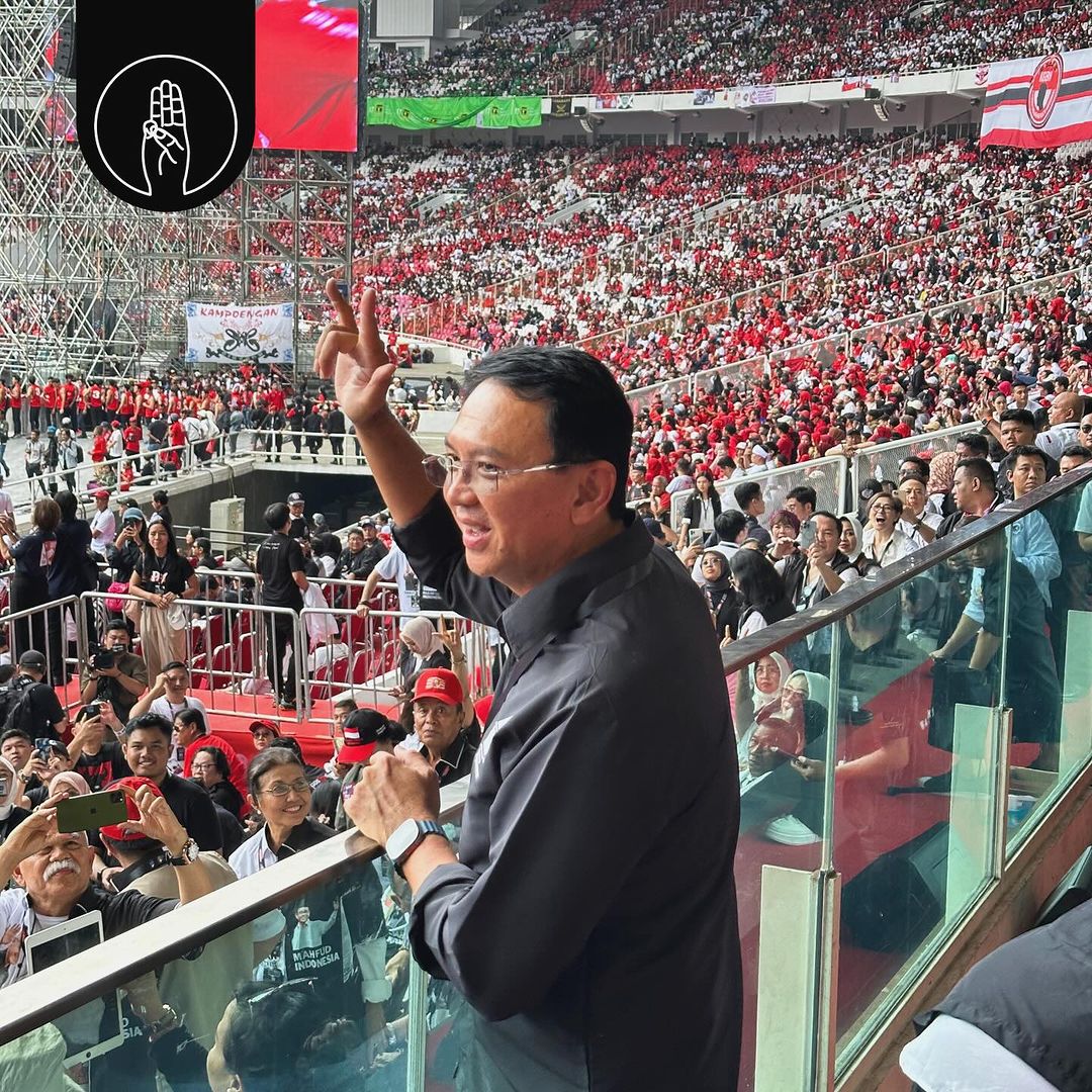 Salam m3tal dari pak ahok🤟 #GanjarMahfud2024