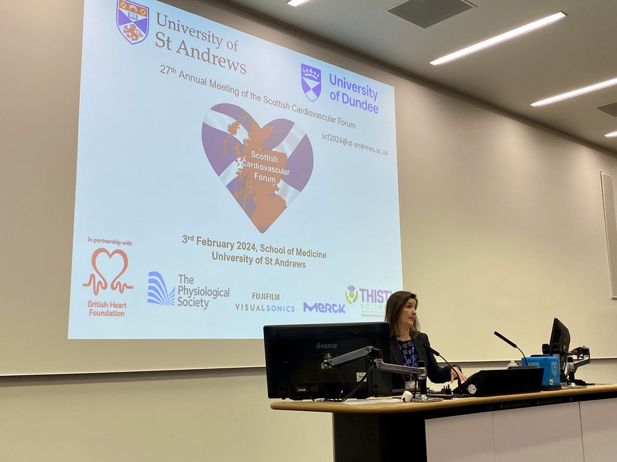 School of Medicine (@standmedicine) on Twitter photo Excited to kick off #SCF24 with a welcome from co-organiser and <a href="/CMED_StA/">Cellular Medicine, University of St Andrews</a> Head <a href="/SamJPitt/">Dr Samantha Pitt</a> ! A fantastic opportunity to hear about the latest cardiovascular research and meet potential collaborators. #scottishcardiovascularforum
More on the SCF 👉 bit.ly/42pnyTH Excited to kick off #SCF24 with a welcome from co-organiser and <a href="/CMED_StA/">Cellular Medicine, University of St Andrews</a> Head <a href="/SamJPitt/">Dr Samantha Pitt</a> ! A fantastic opportunity to hear about the latest cardiovascular research and meet potential collaborators. #scottishcardiovascularforum
More on the SCF 👉 bit.ly/42pnyTH