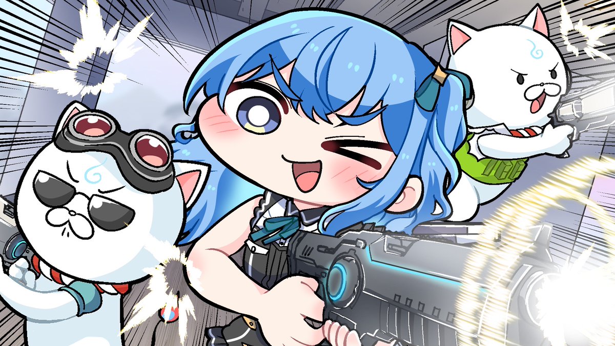 Apexで35pと奇跡的にマッチし共闘する星街すいせい #ほしまちぎゃらりー