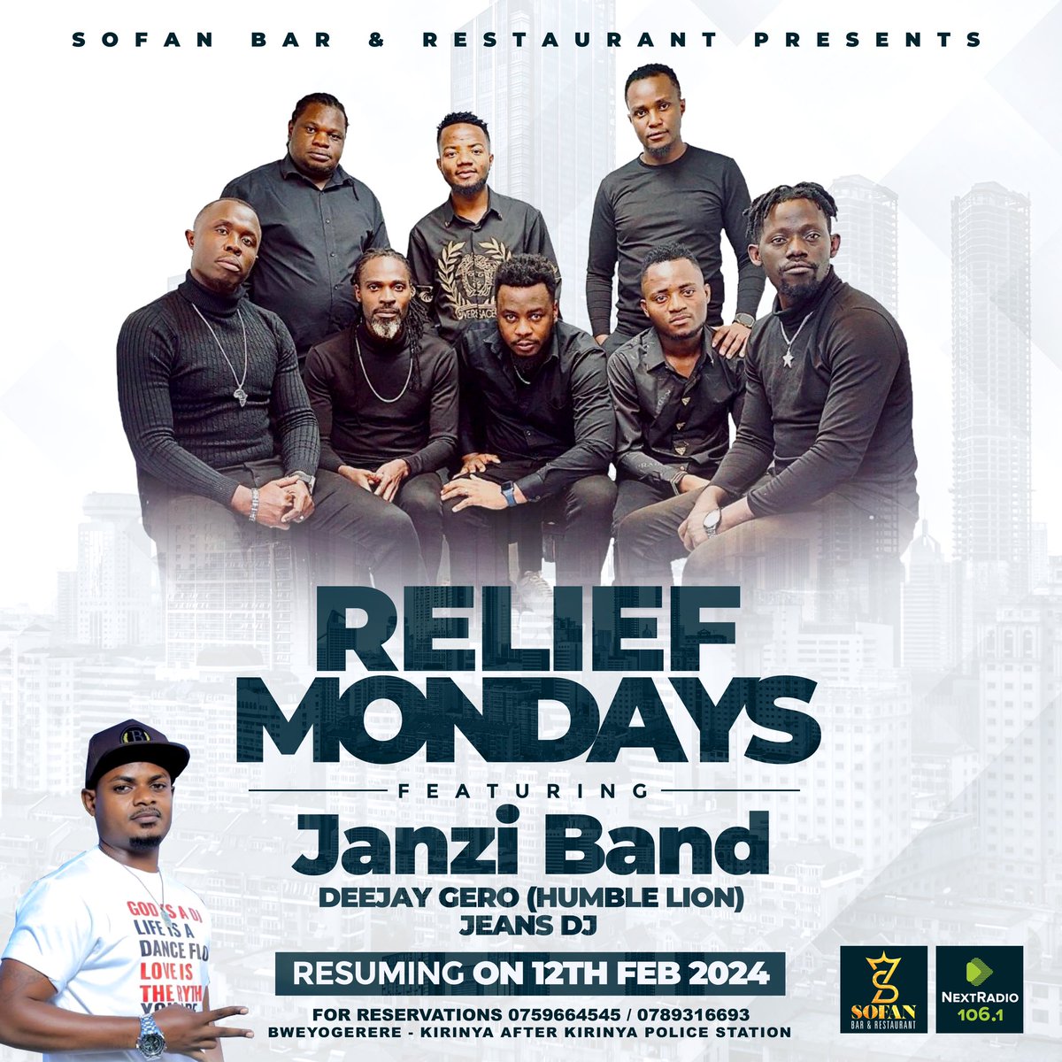 Hudson_201's tweet photo. Dear our customers we would like to inform you that due to unbearable circumstances we shall not have our band night on 5th March as earlier communicated but rather we shall it on 12th march. We regret for any inconveniences caused.Feel free to contact us in case of anything. Thx https://t.co/3luhEx1KwU