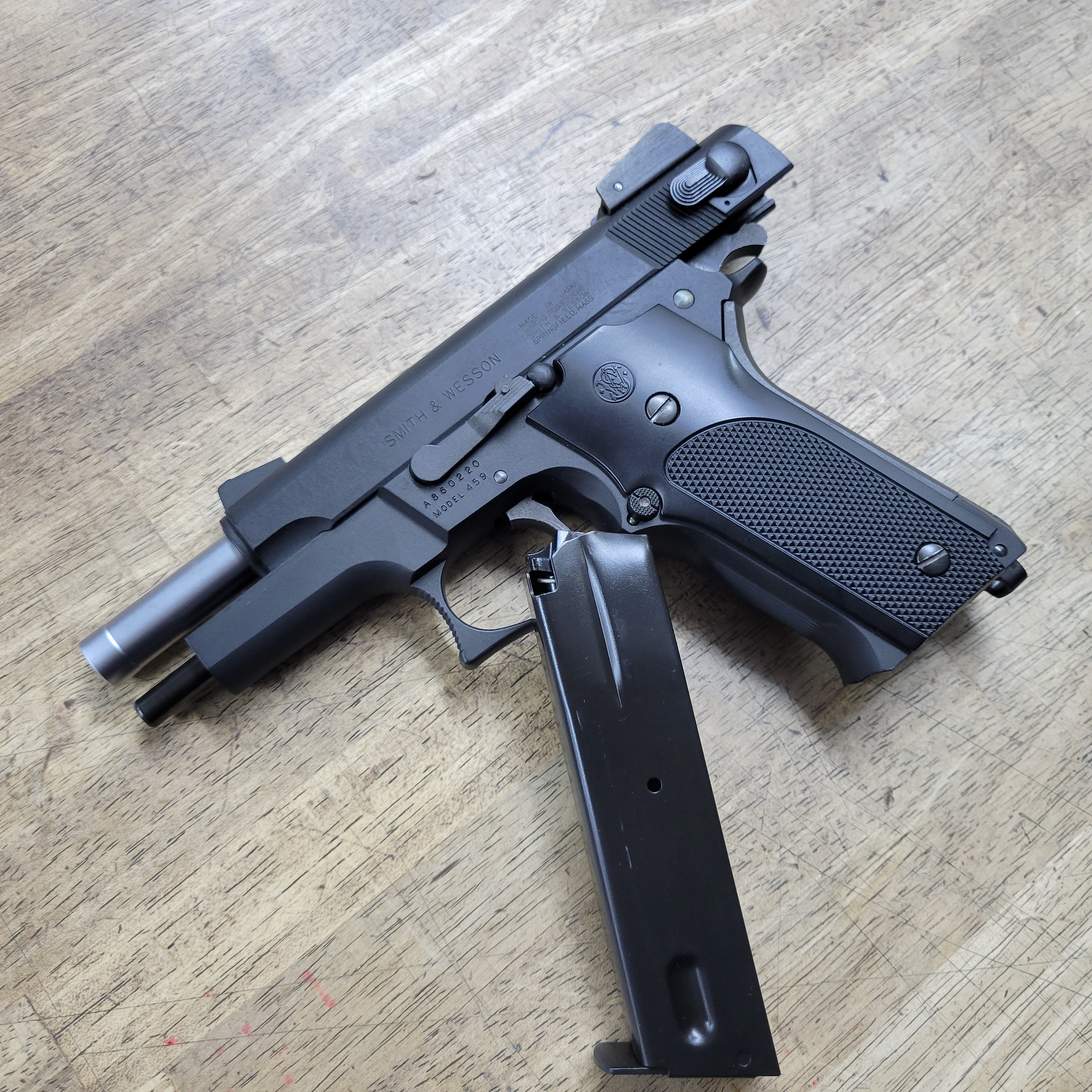 MGC] S&W M459 CP-HW ブローバックモデルガン (未発火)｜エアガン.jp