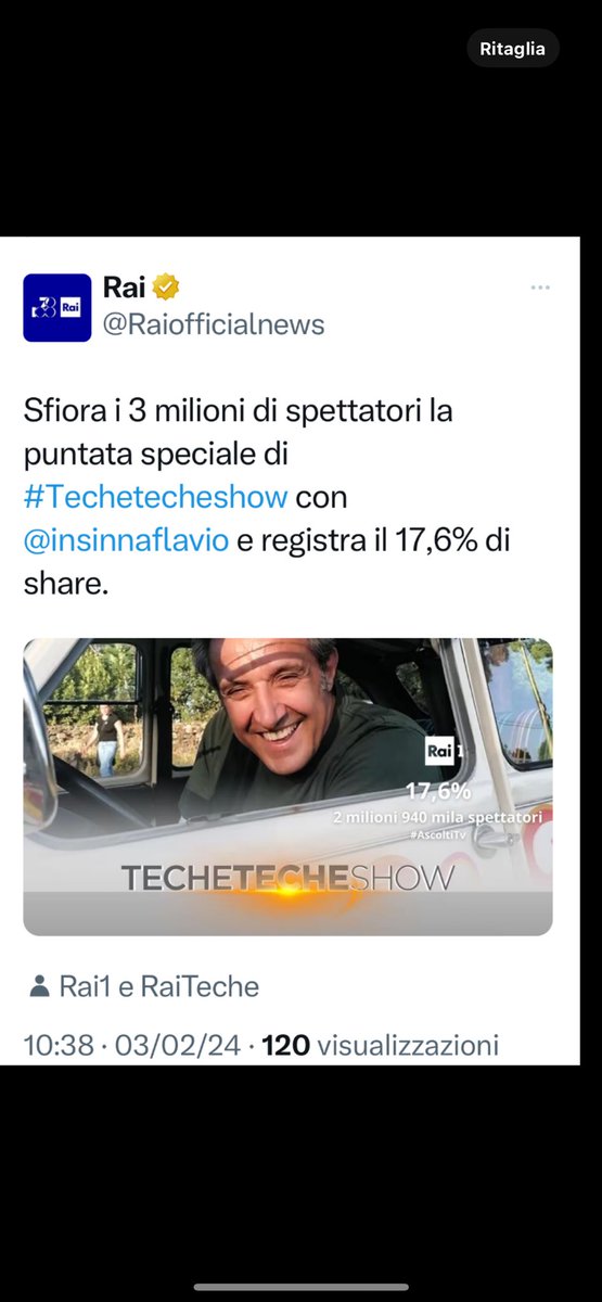Flavio Insinna tweet media