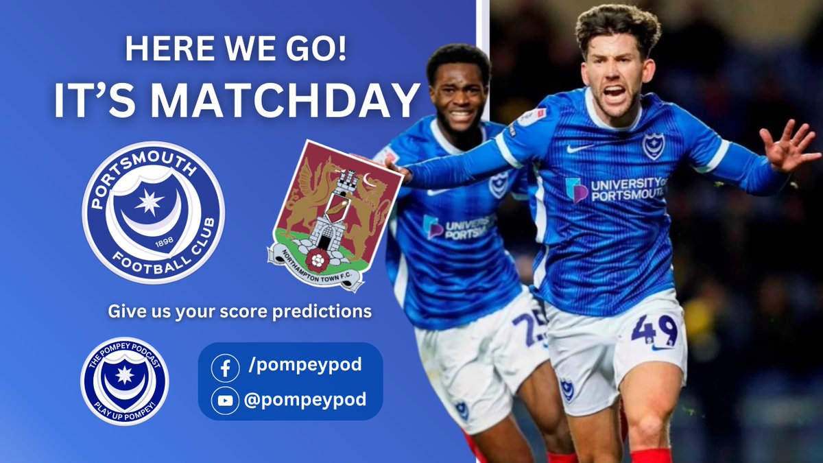 Back down the park today, what do you think the score will be?

#Pompey vs #northamptontown 

#eflleagueone