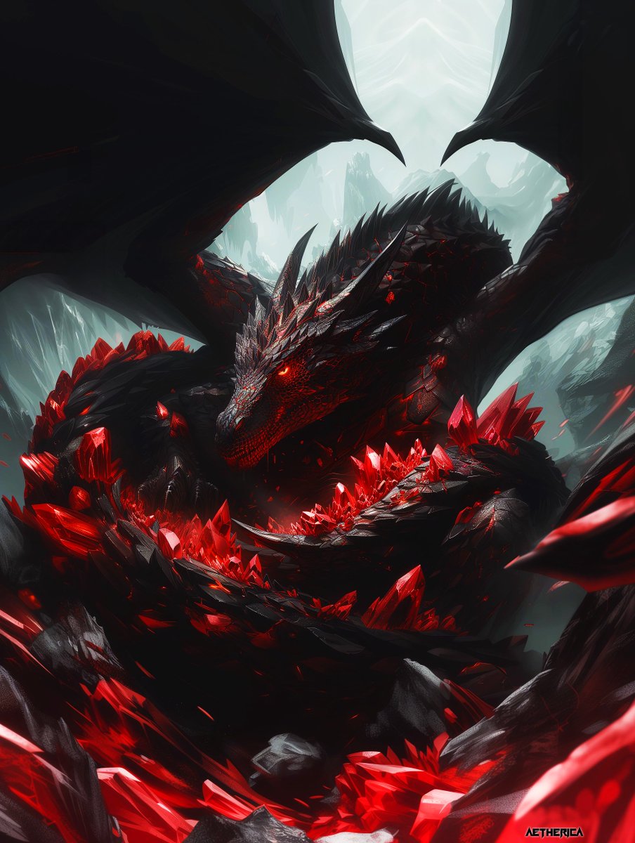 AethericaX's tweet photo. Creature: Xeonyx Wyvern
A rare and majestic creature that thrives in xeon-rich caves, balancing the planet's raw energy through its absorption of power.
World: #XeonPrime | #Worldbuilding | #MidjourneyV6 | #ConceptArt