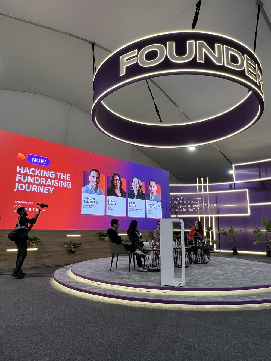 Very informative insight on hacking the fundraising journey <a href="/sharjahef/">Sharjah Entrepreneurship Festival</a> #sef2024 <a href="/lumafawaz/">Luma Fawaz</a> <a href="/khaledtalhouni/">Khaled Talhouni</a> <a href="/selbadawi/">Sharif El-Badawi</a> 🙏🏻