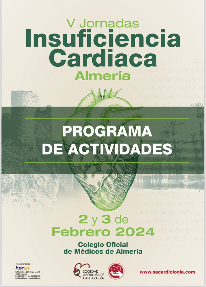 NefroHUT's tweet photo. V Jornadas de ICC organizadas por el colegio oficial de médicos de Almería. https://t.co/c6imn3VSP3
