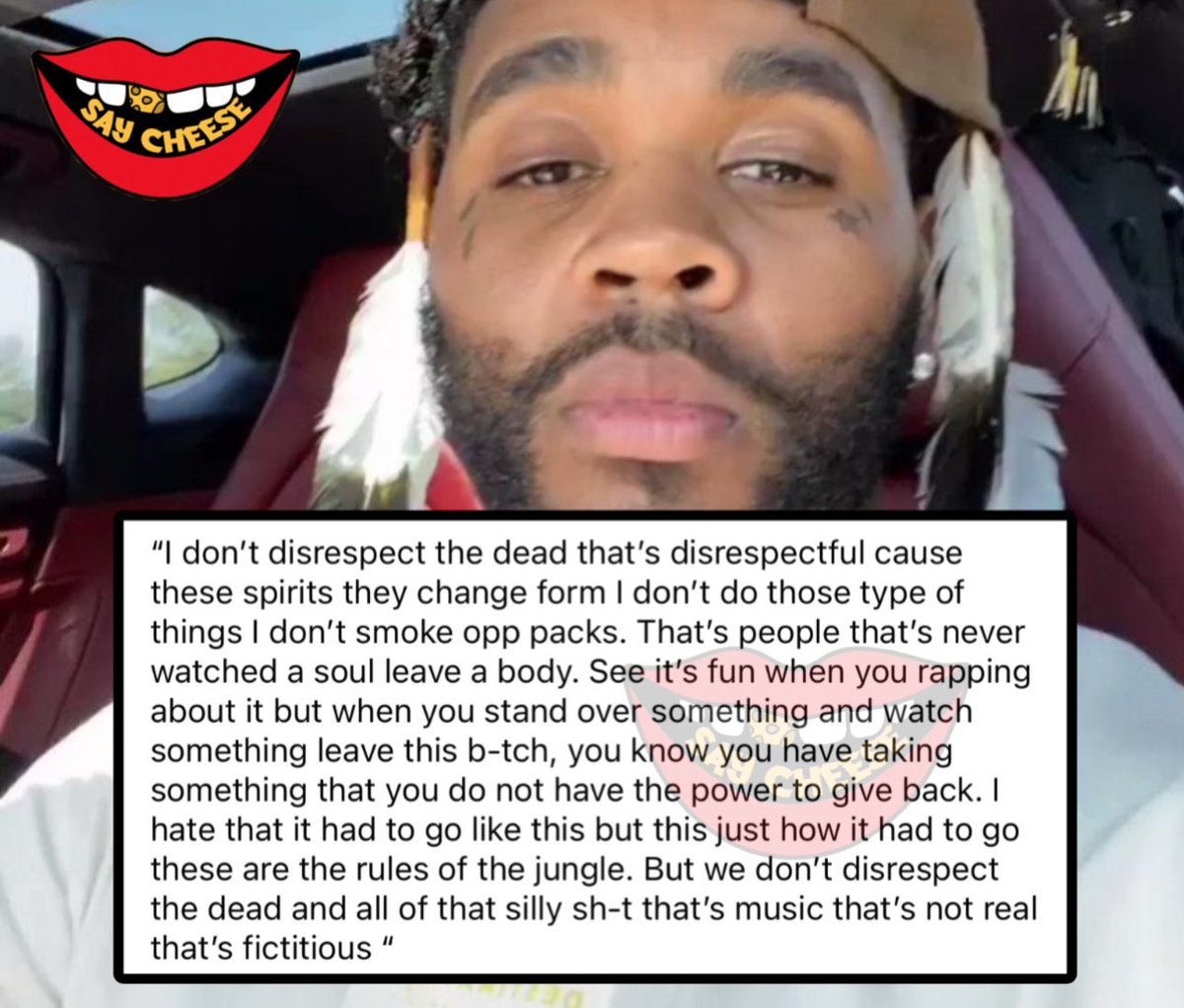 Kevin Gates says rappers disrespecting the dead is “silly sh-t”

“It’s fun when you rapping about it but when you stand over something &amp; watch something leave this b-tch you know you have taking something you do not have the power to give back”