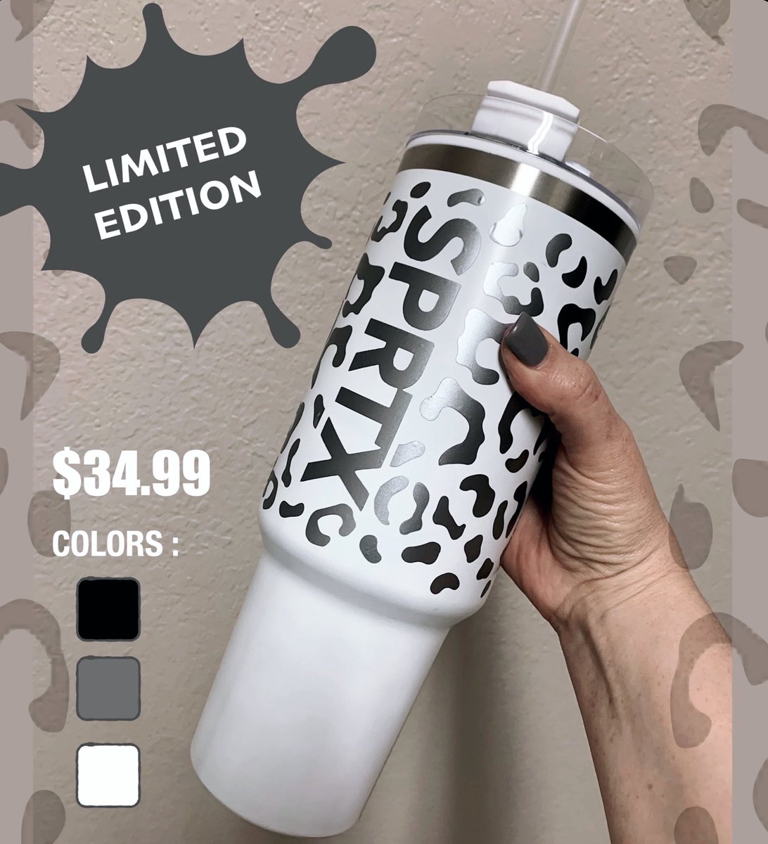 gosprtx's tweet photo. Limited Edition. 
Now live at https://t.co/JGHgcxIwRO
🖤🩶🤍
#sprtx #sprtxlife #LimitedEdition #steeltumbler https://t.co/7ixqR2IYl4