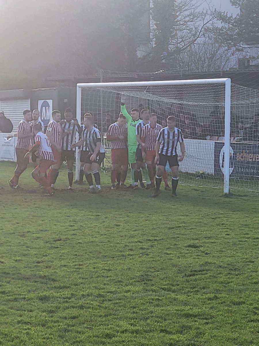 Watched @HolywellTownFC today against them down the road, really enjoyed it, scrappy game but they deserved it, one thing stood out, them in black and white, have been, and always will be fucking vile 😜