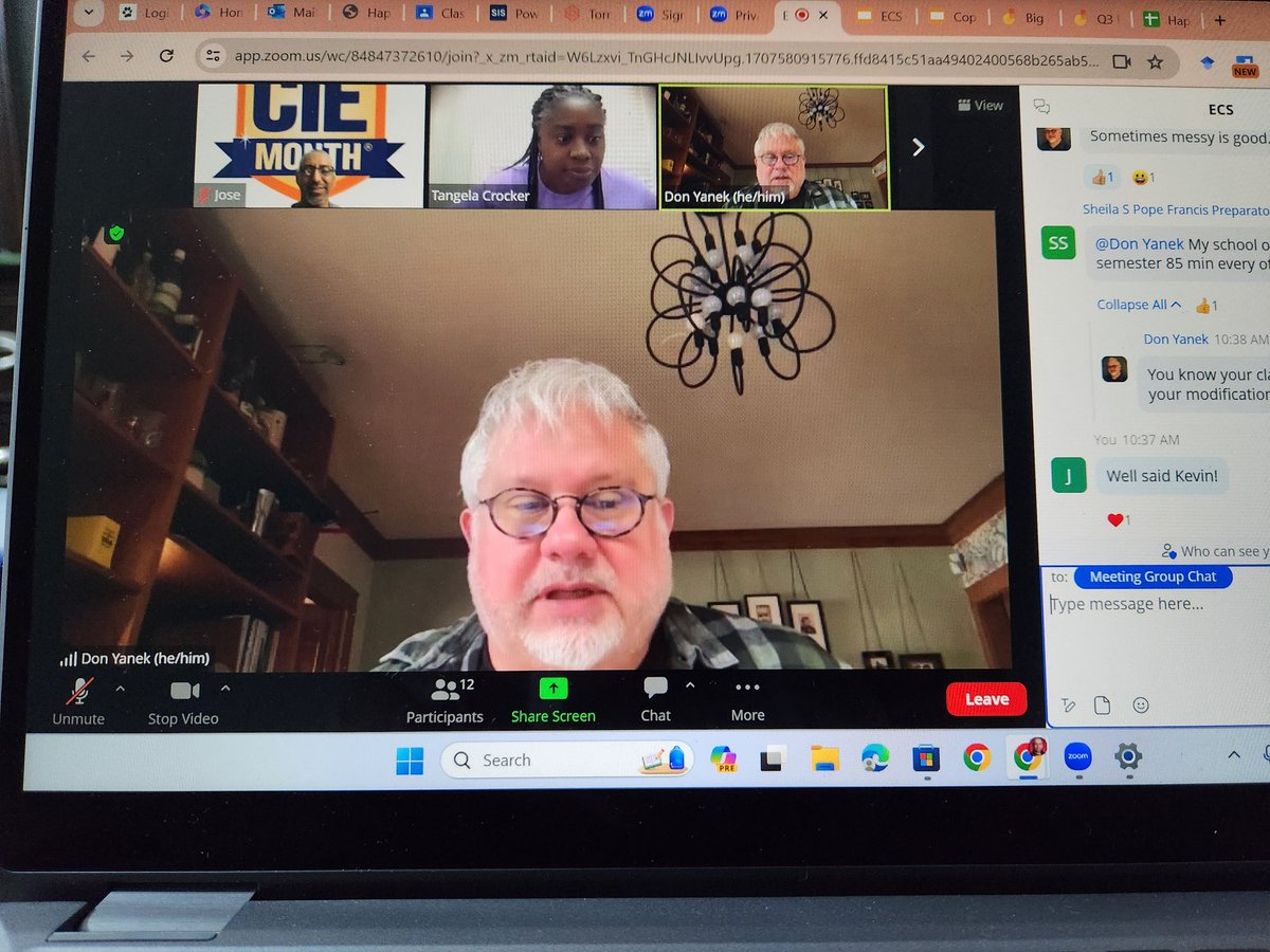 JoseLSilvaSmith's tweet image. Thank you Don & Tangela for the great work facilitating today's session as we go over @ExploringCS Unit 5: Computing & Data Analysis! You two rock! Love learning, collaborating, & sharing with other amazing CS teachers! Thank you @exploringcs! โค๏ธ๐๐#TISDProud #ExploringCS
