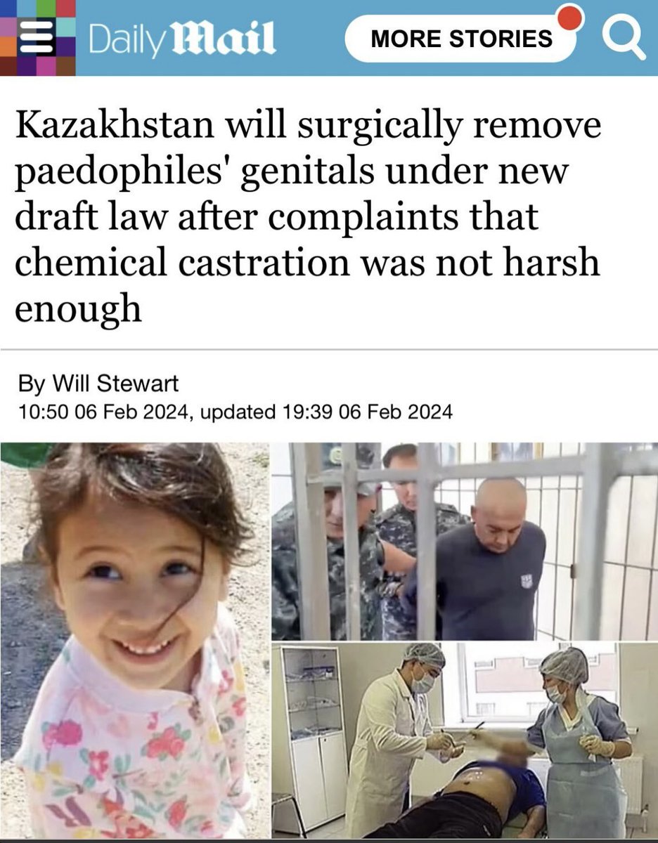 LeahRain77's tweet photo. Kazakhstan is taking NO CHANCES with pedos 🔪 https://t.co/xkohQIFMqP
