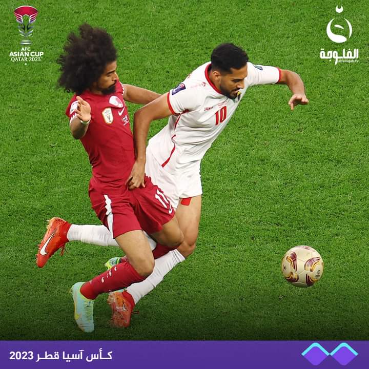 #العداله_الالهيه
منتخب الاردن يحافظ على سجله الخالي من الالقاب اسيوياً 😂😂
سبحان الله نفس الطريقه جا العراق مايشور 
يله لاتزعلون كلنا اشقاء وكلبنا 123😂
رجاء اخوي لازم نساند الاردن ونوكف وياهم ونساعدهم بحمل الحقائب للمطاااار 
#المنسف_طار_يله_عالمطار
 مبروك قطر<a href="/AlkassTVSports/">قنوات الكاس</a>