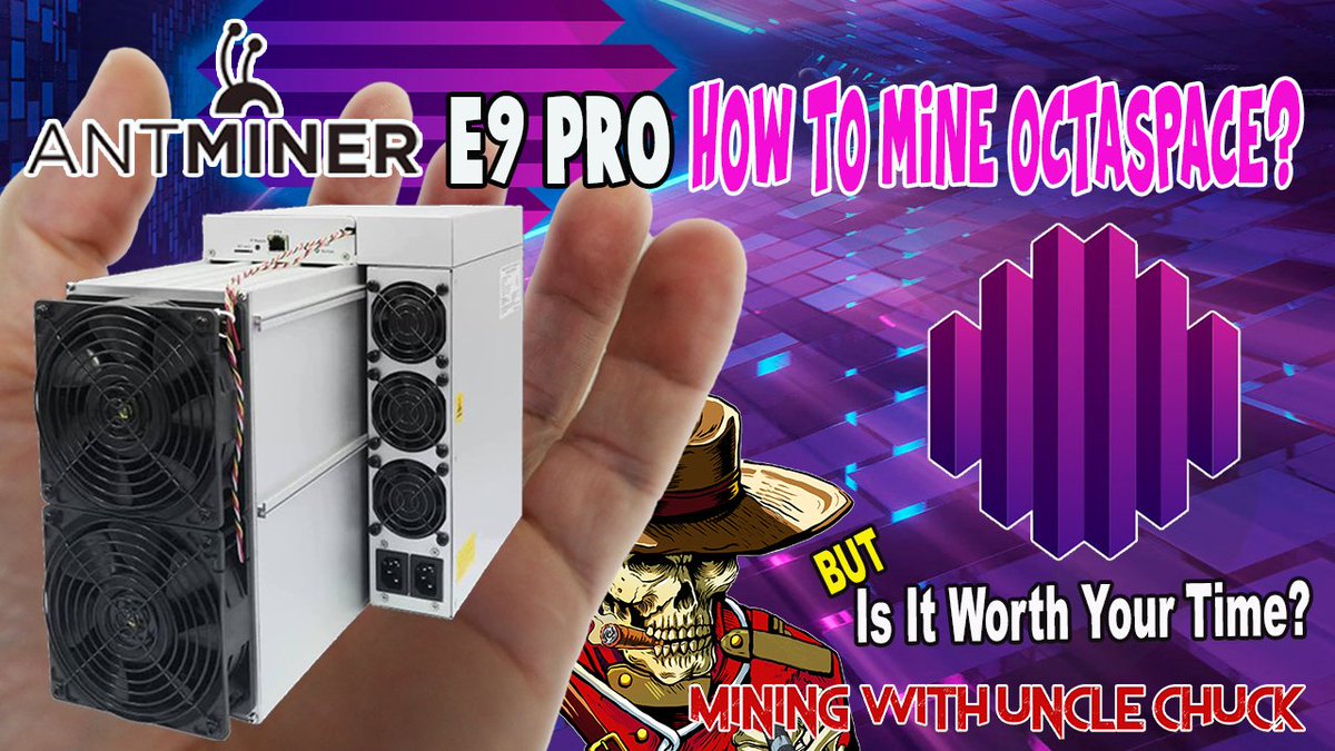 Antminer E9 Pro How To Mine Octaspace? But Do You Want To?
⬇️Video Link⬇️
youtu.be/5e5fZ3WZV9A
<a href="/octa_space/">OctaSpace</a> <a href="/BITMAINtech/">BITMAIN</a> #Crypto #Bitcoin