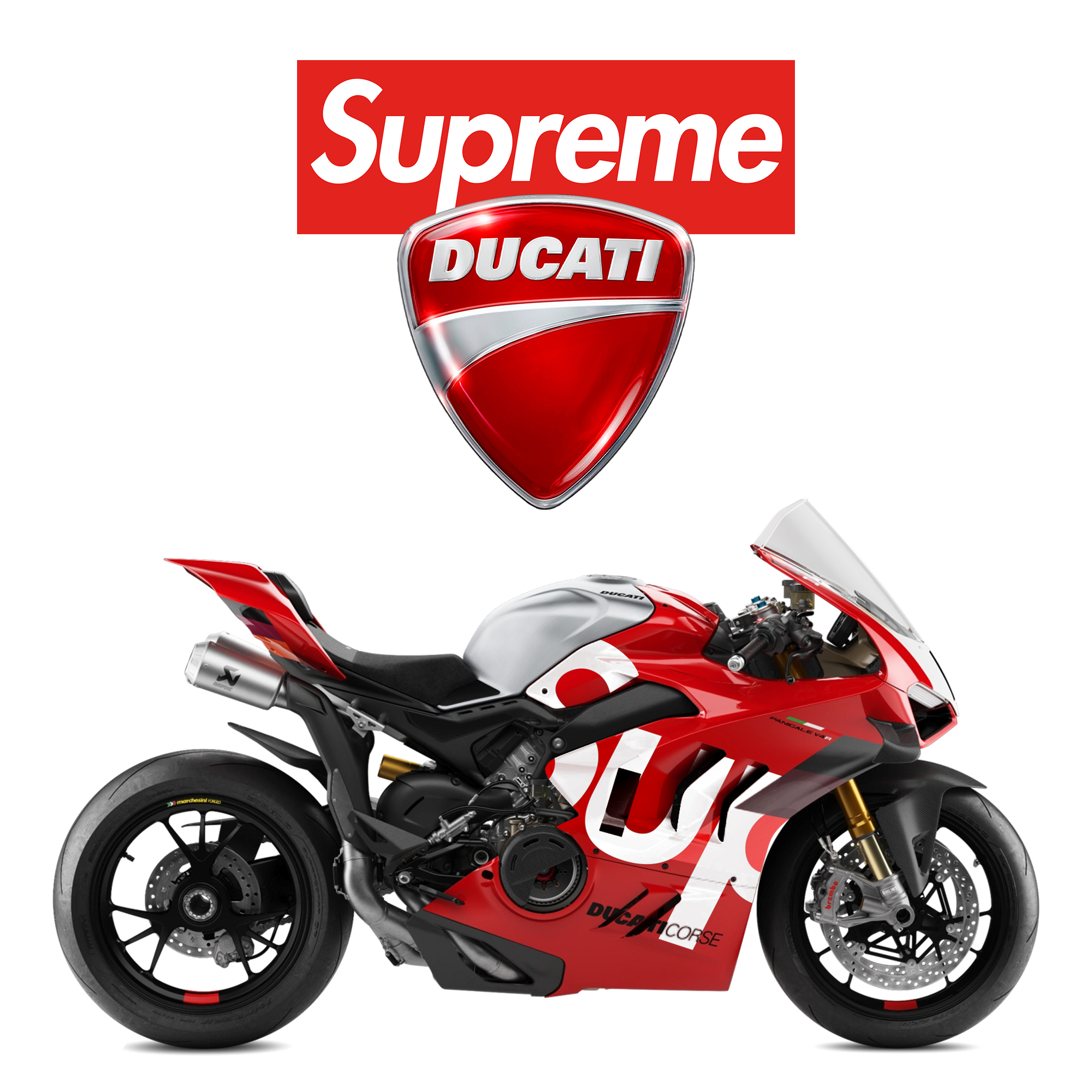 【激安大特価！】 Supreme x  Tee Bike Ducati 生々しく その他