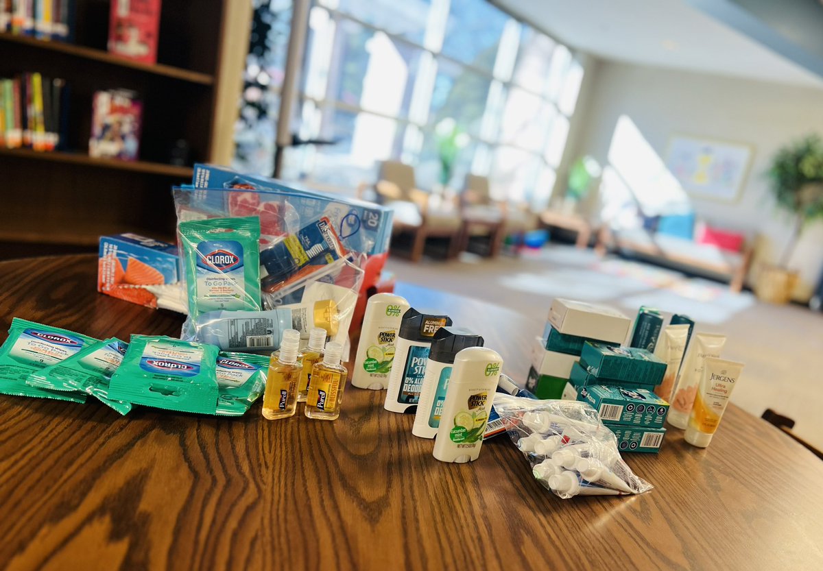 ParsonAndrea's tweet photo. Our February Random Acts of Kindness projects are underway!  Our students are making care kits for the warming shelters to help the homeless, we have Kindness Bingo happening and High Five Fridays each week in February… kindness is contagious! https://t.co/g64jrqmw7S