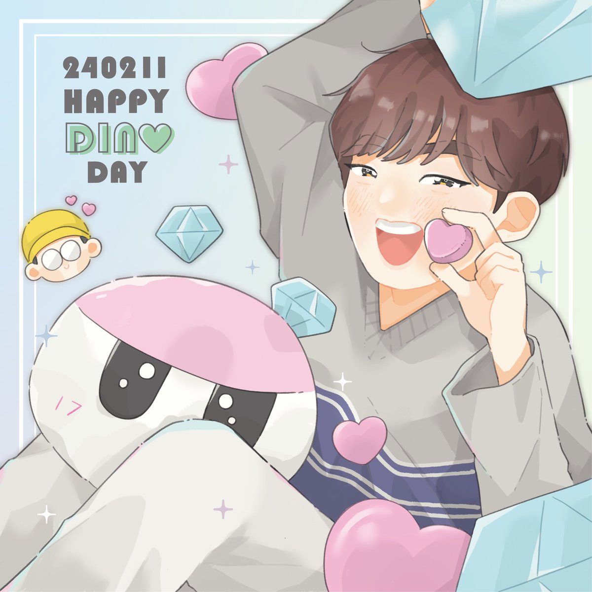 - ̗̀ ʜᴀᴘᴘʏ ʙɪʀᴛʜᴅᴀʏ︎︎  ̖́-

#잠시만_Wait_디노_생일이래
#WAIT_itsDINO_day
#HAPPYDINODAY
#seventeenfanart